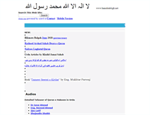 Tablet Screenshot of hamditabligh.net